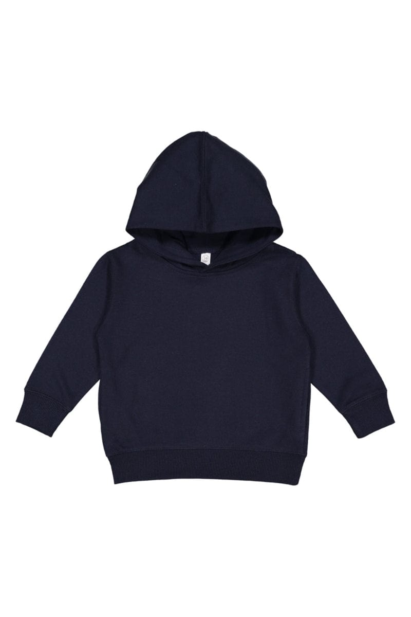 Rabbit Skins Sweatshirts/Fleece 2T / Navy Rabbit Skins 3326: Toddler Pullover Fleece Hoodie