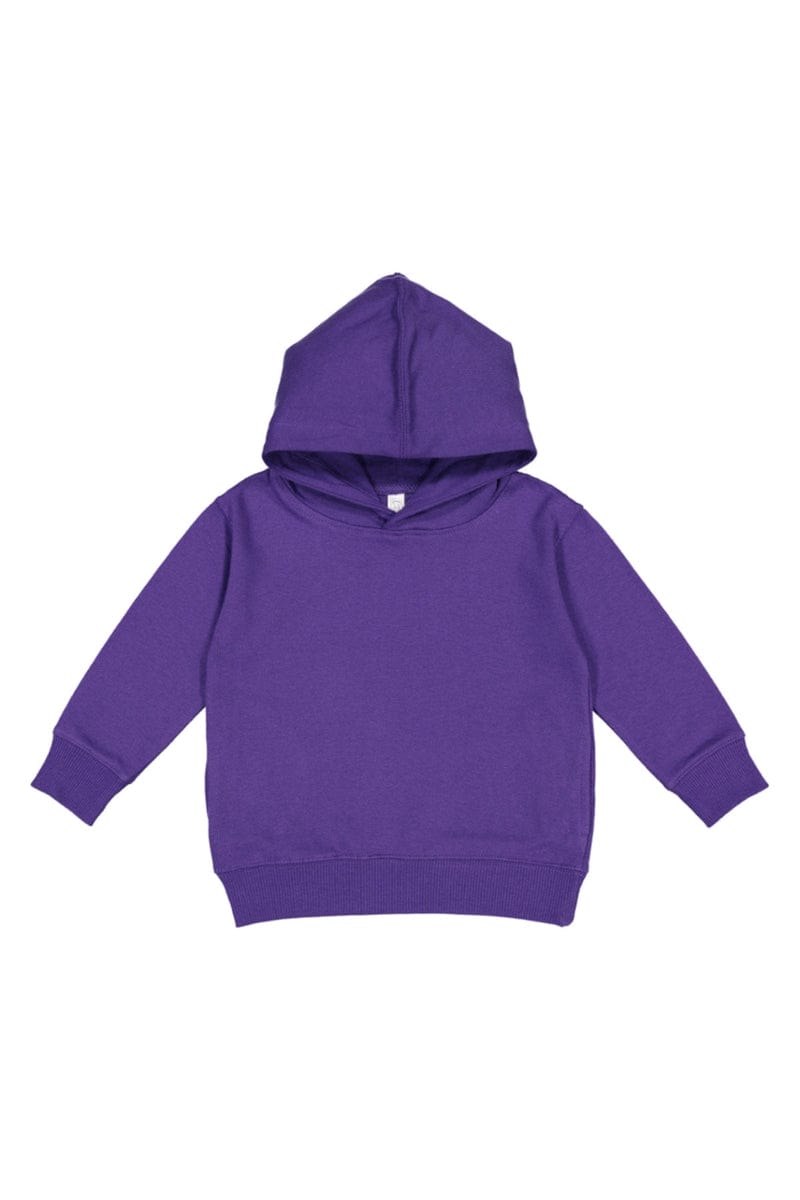 Rabbit Skins Sweatshirts/Fleece 2T / Purple Rabbit Skins 3326: Toddler Pullover Fleece Hoodie