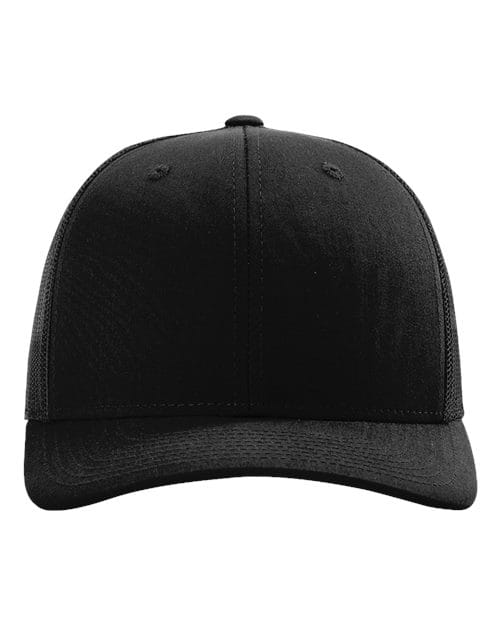 Richardson 10297 Adjustable / Black 112RE-Sustainable Trucker Cap