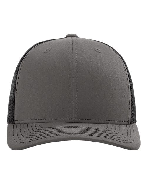 Richardson 10297 Adjustable / Charcoal/ Black 112RE-Sustainable Trucker Cap