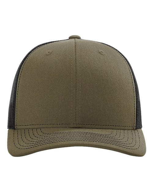 Richardson 10297 Adjustable / Loden/ Black 112RE-Sustainable Trucker Cap