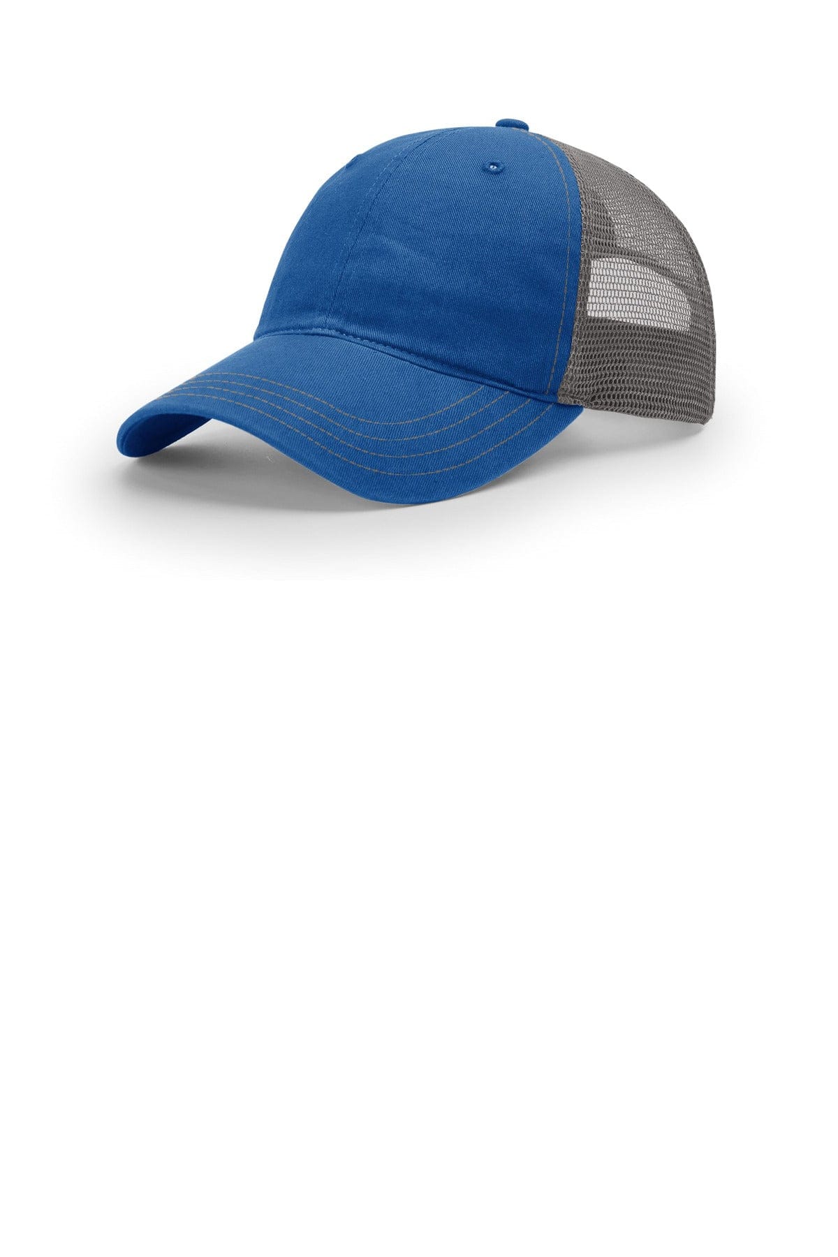 Richardson 111 OSFA / Royal/ Charcoal Richardson Garment Washed Trucker 111