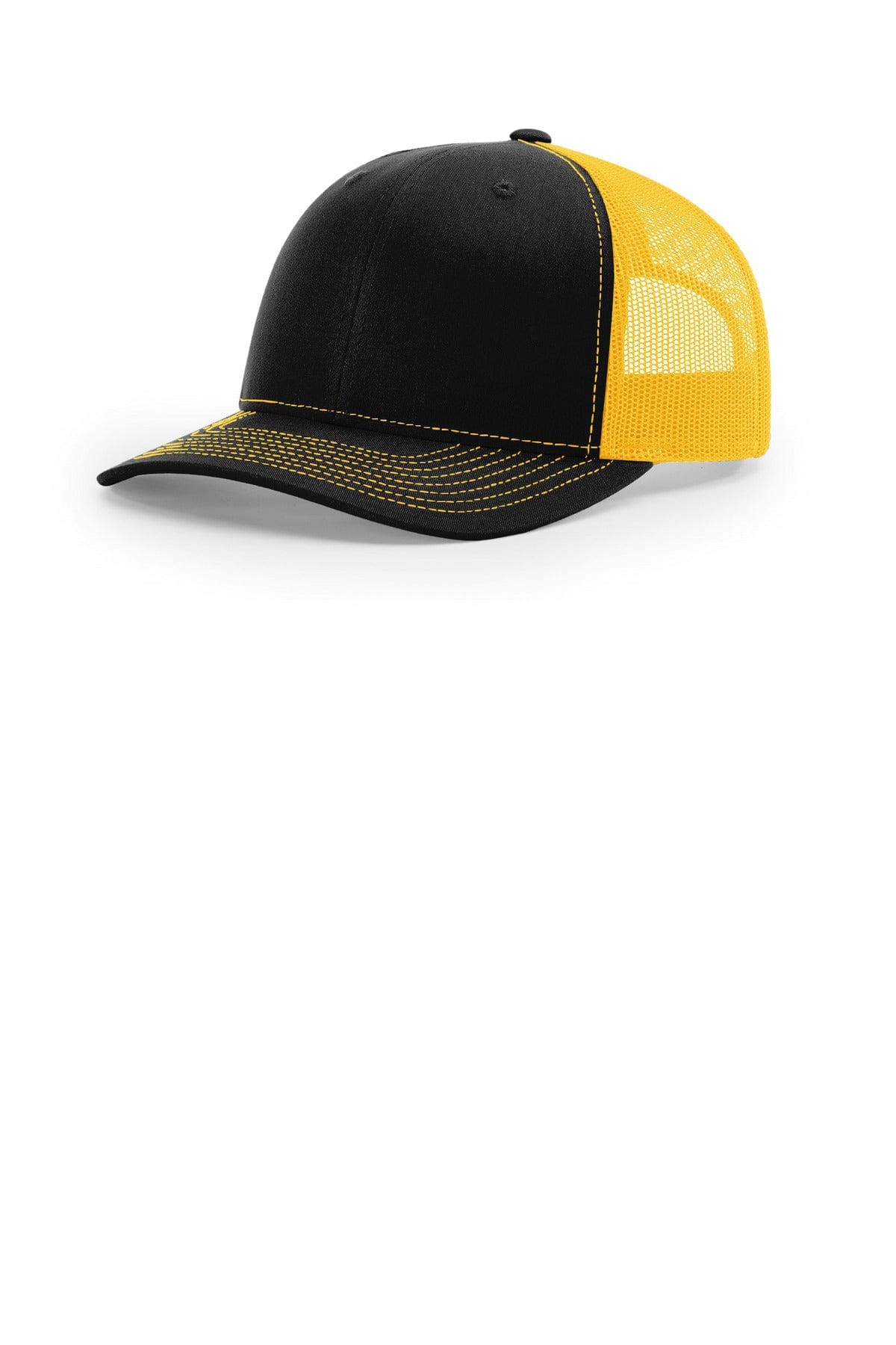 Richardson 112 OSFA / Black/ Gold Richardson Trucker Cap 112