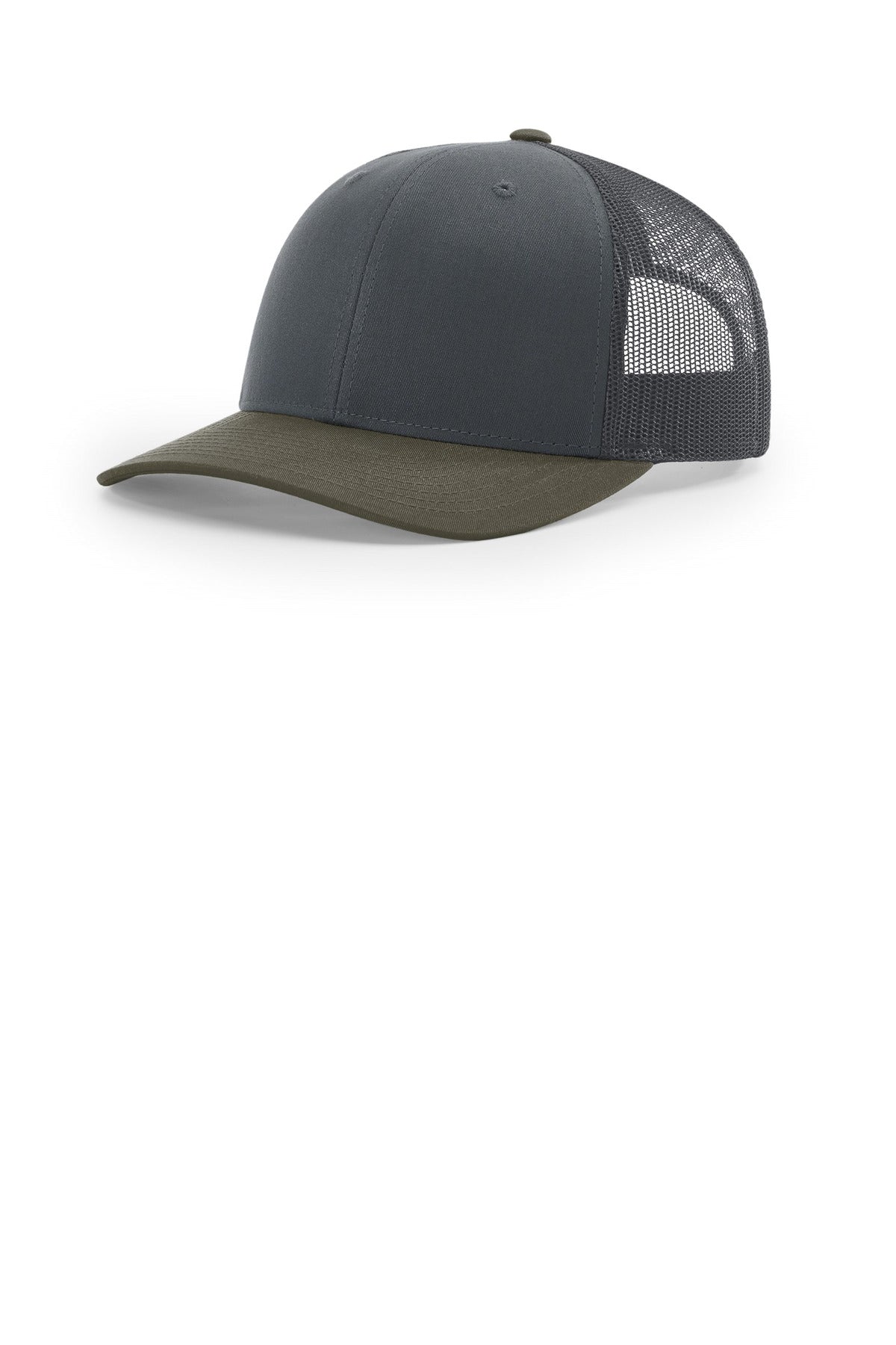 Richardson 112 OSFA / Gunmetal/ Gunmetal/ Chocolate Chip Richardson Trucker Cap 112