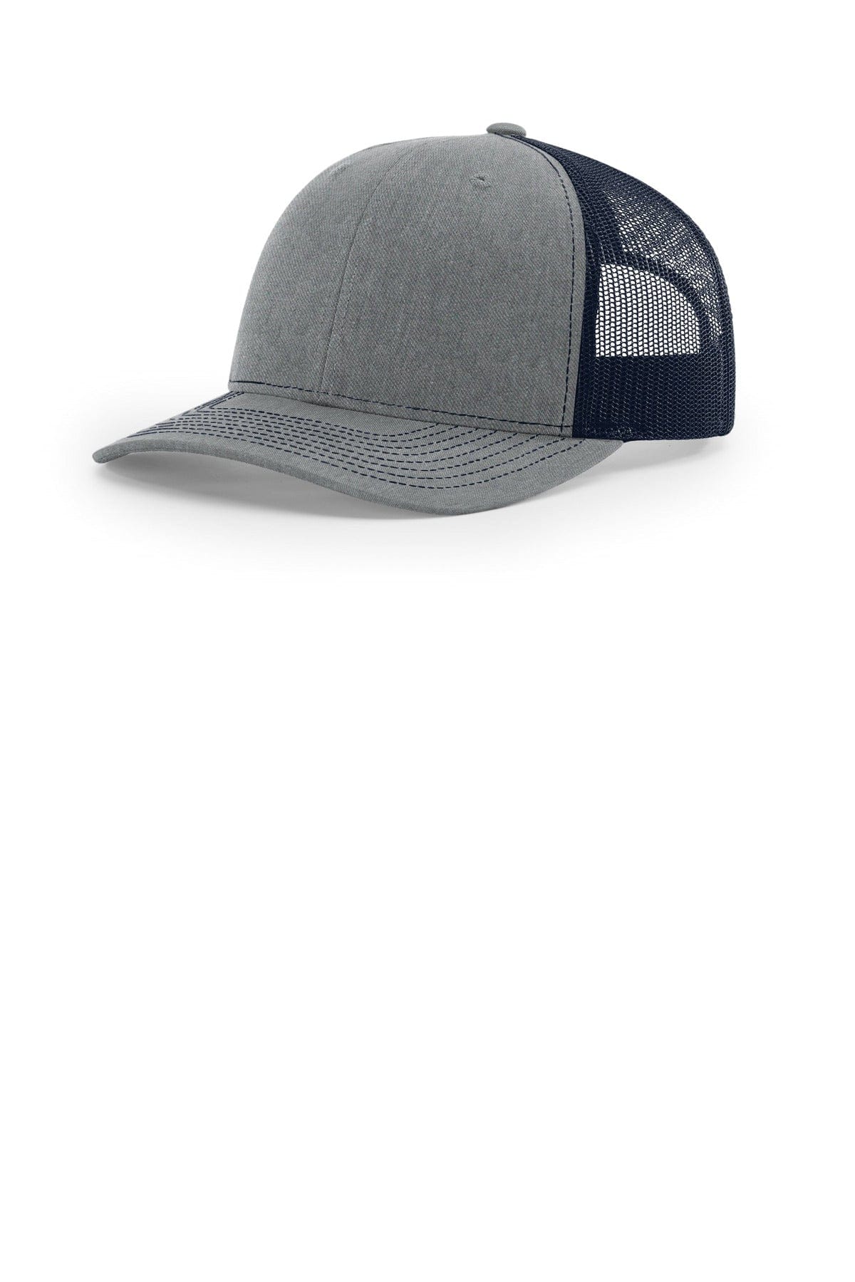 Richardson 112 OSFA / Heather Grey/ Navy Richardson Trucker Cap 112
