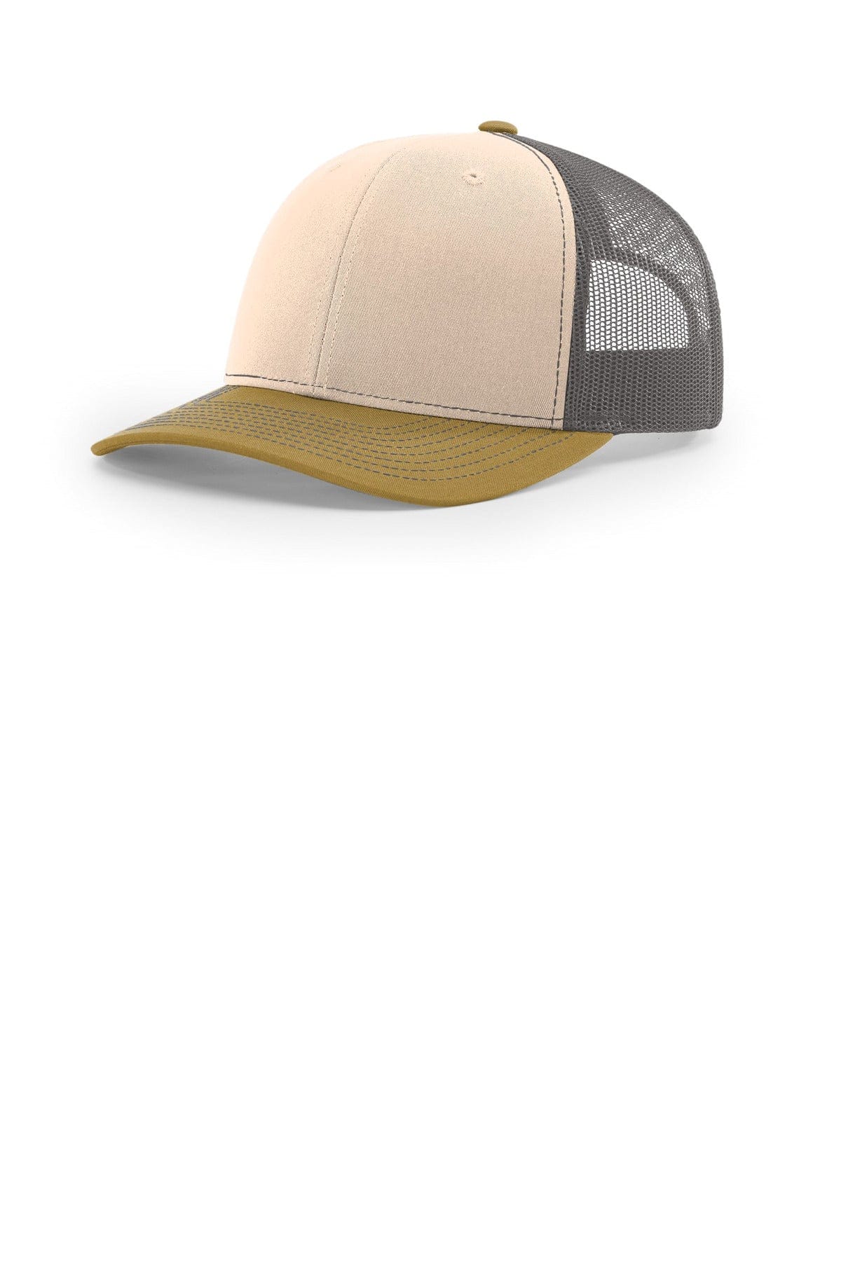 Richardson 112 OSFA / Mink Beige/ Charcoal/ Amber Gold Richardson Trucker Cap 112