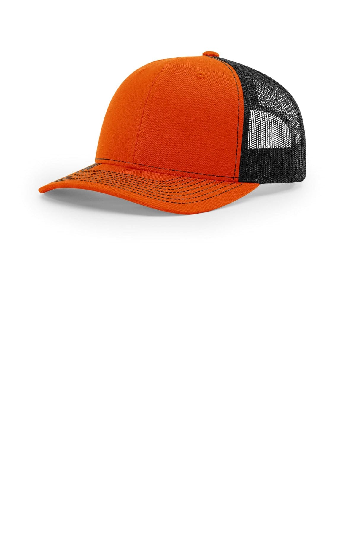 Richardson 112 OSFA / Orange/ Black Richardson Trucker Cap 112