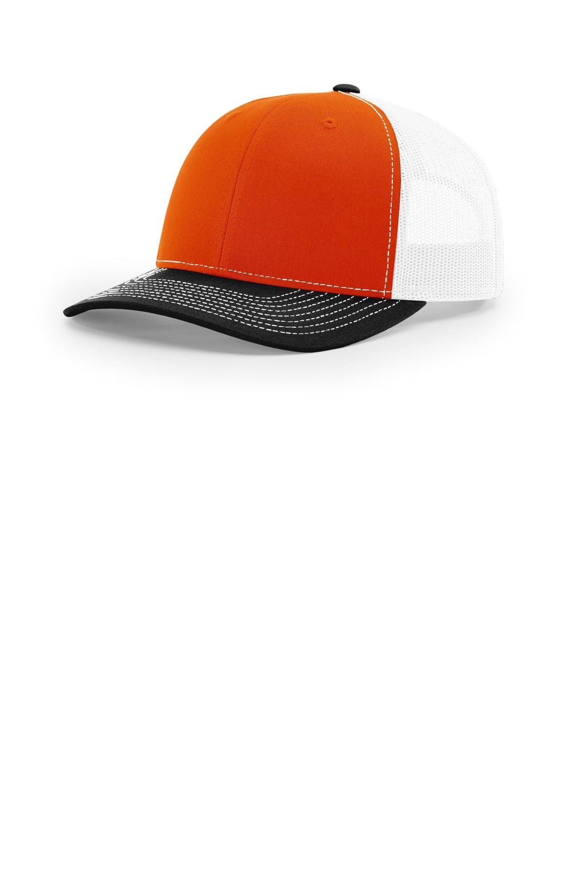 Richardson 112 OSFA / Orange/ White/ Black Richardson Trucker Cap 112