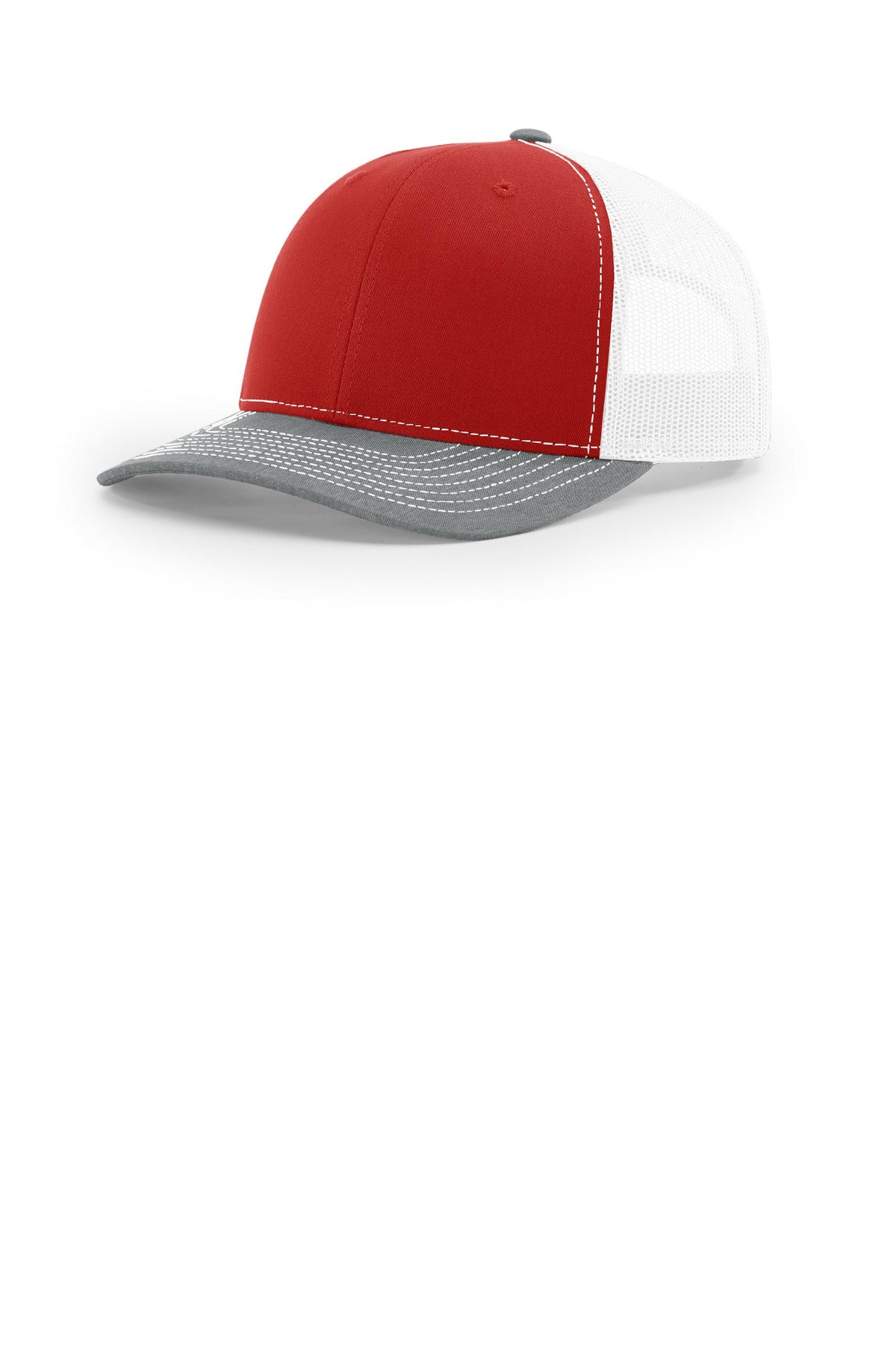 Richardson 112 OSFA / Red/ White/ Heather Grey Richardson Trucker Cap 112