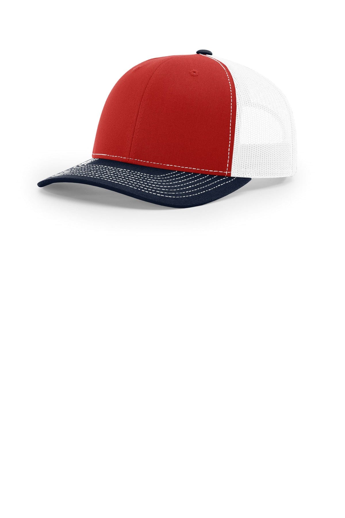 Richardson 112 OSFA / Red/ White/ Navy Richardson Trucker Cap 112