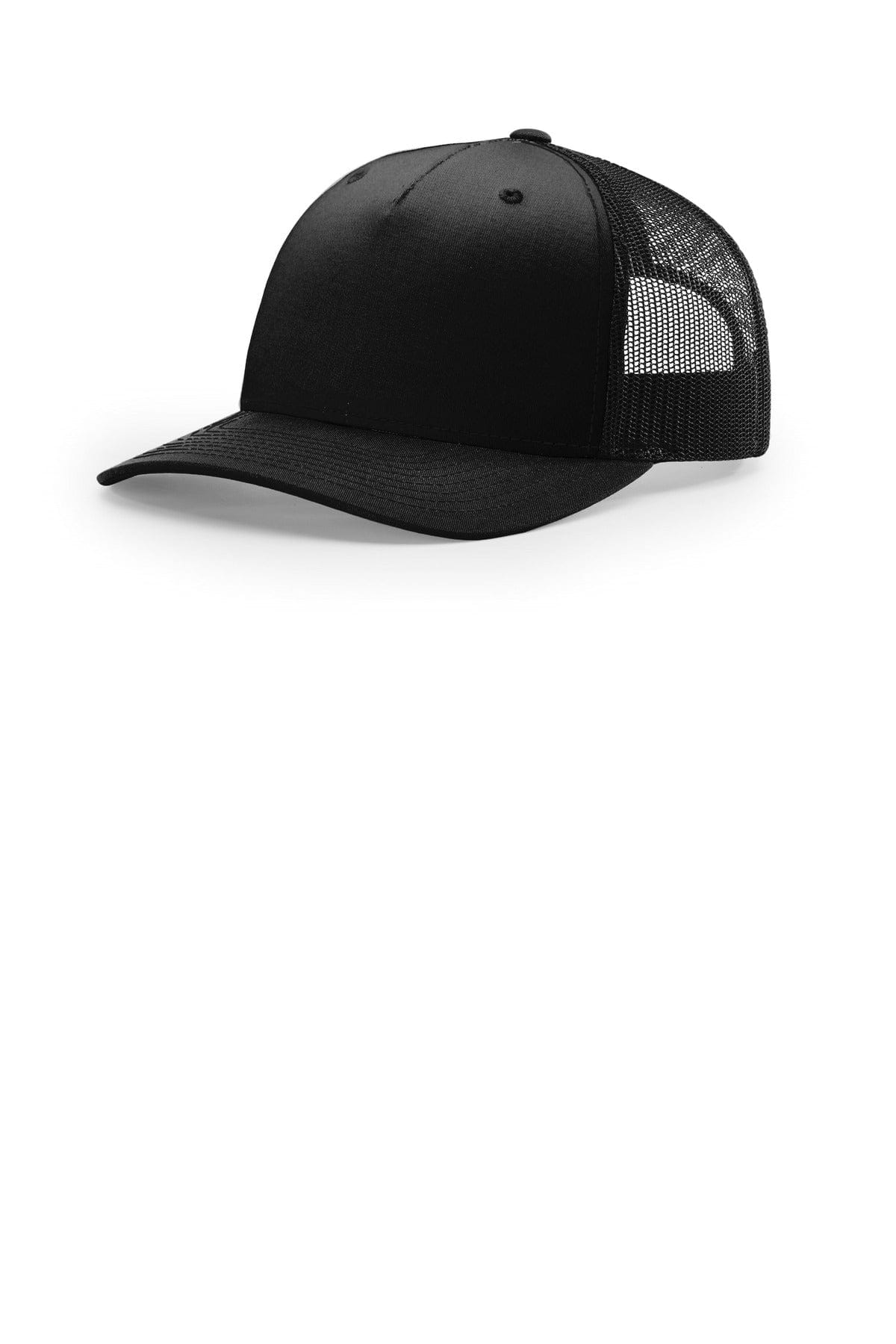 Richardson Five-Panel Trucker 112FP in Black