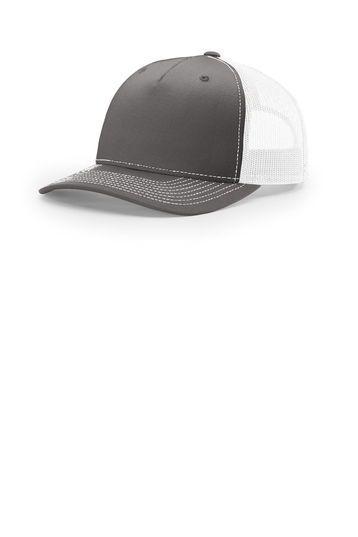 Richardson Five-Panel Trucker 112FP in Charcoal/ White