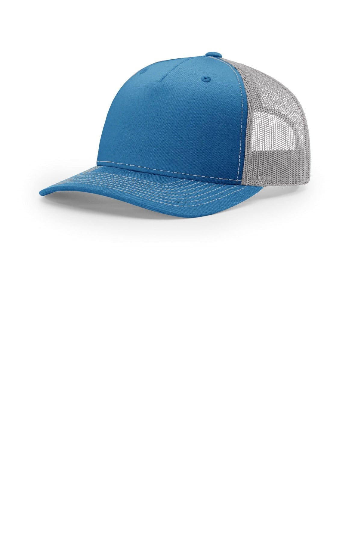Richardson Five-Panel Trucker 112FP in Cobalt Blue/ Grey
