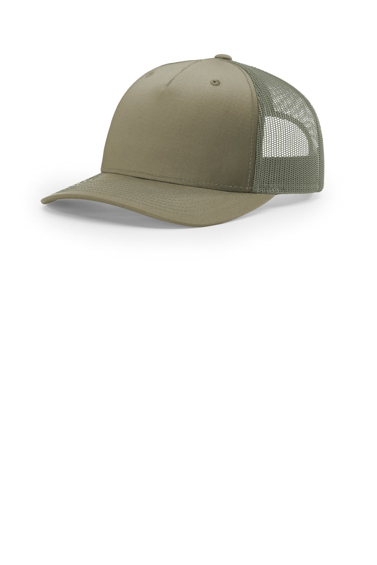 Richardson Five-Panel Trucker 112FP in Pale Khaki/ Loden