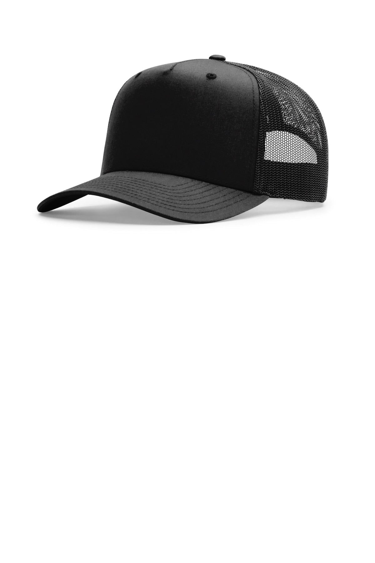 Richardson Five-Panel Champ Trucker 112FPC in Black