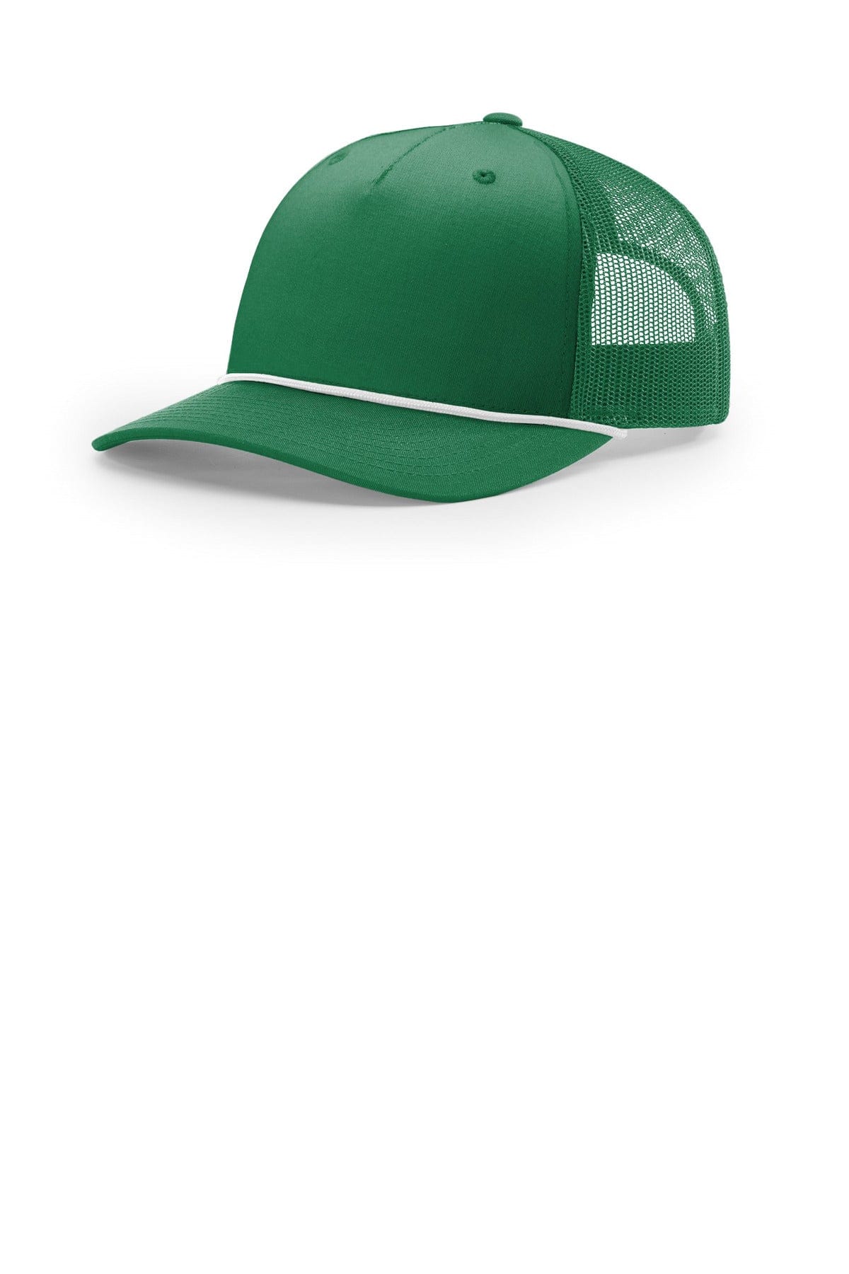 Richardson Five-Panel with Rope 112FPR in Kelly/ White