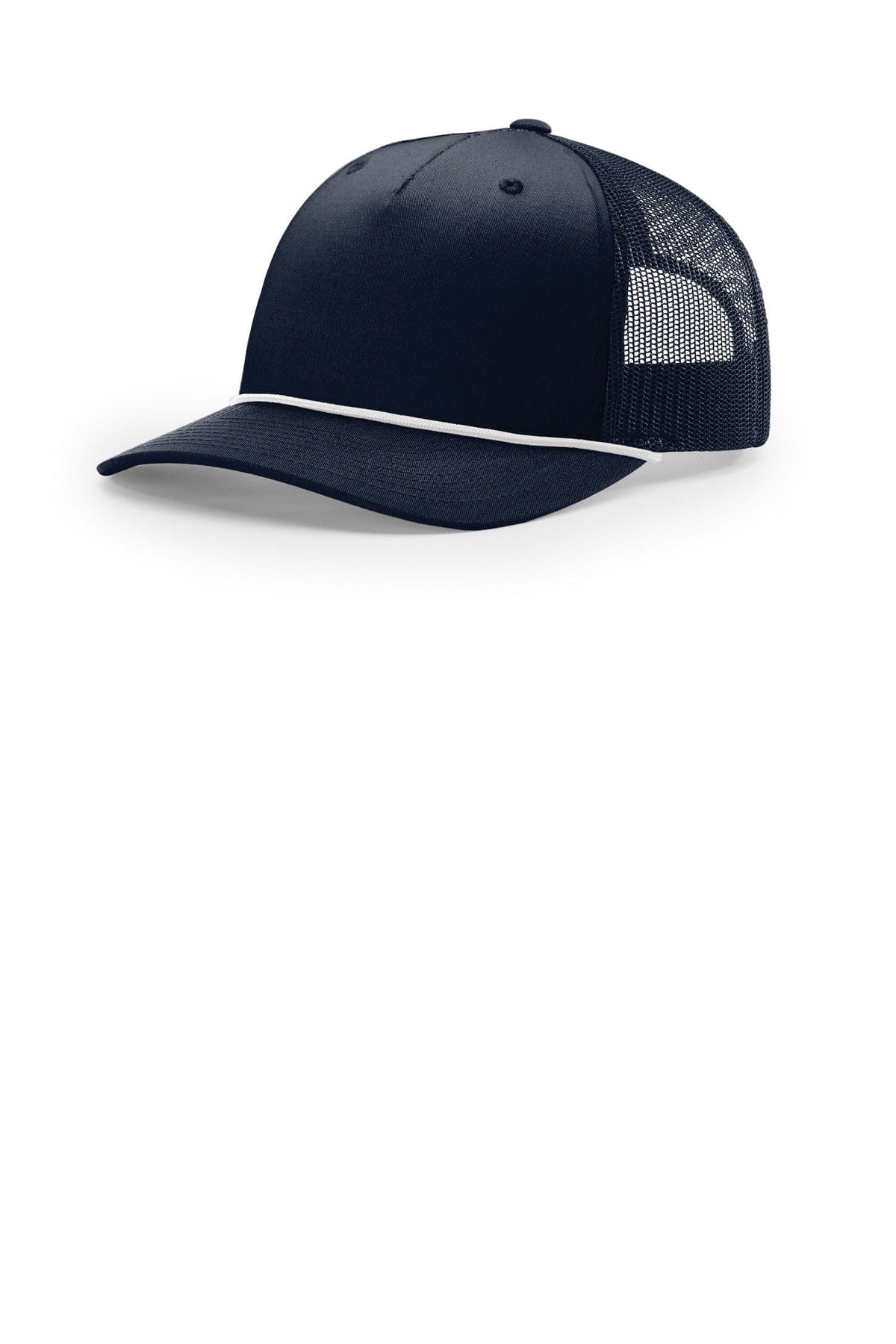 Richardson Five-Panel with Rope 112FPR in Navy/ White