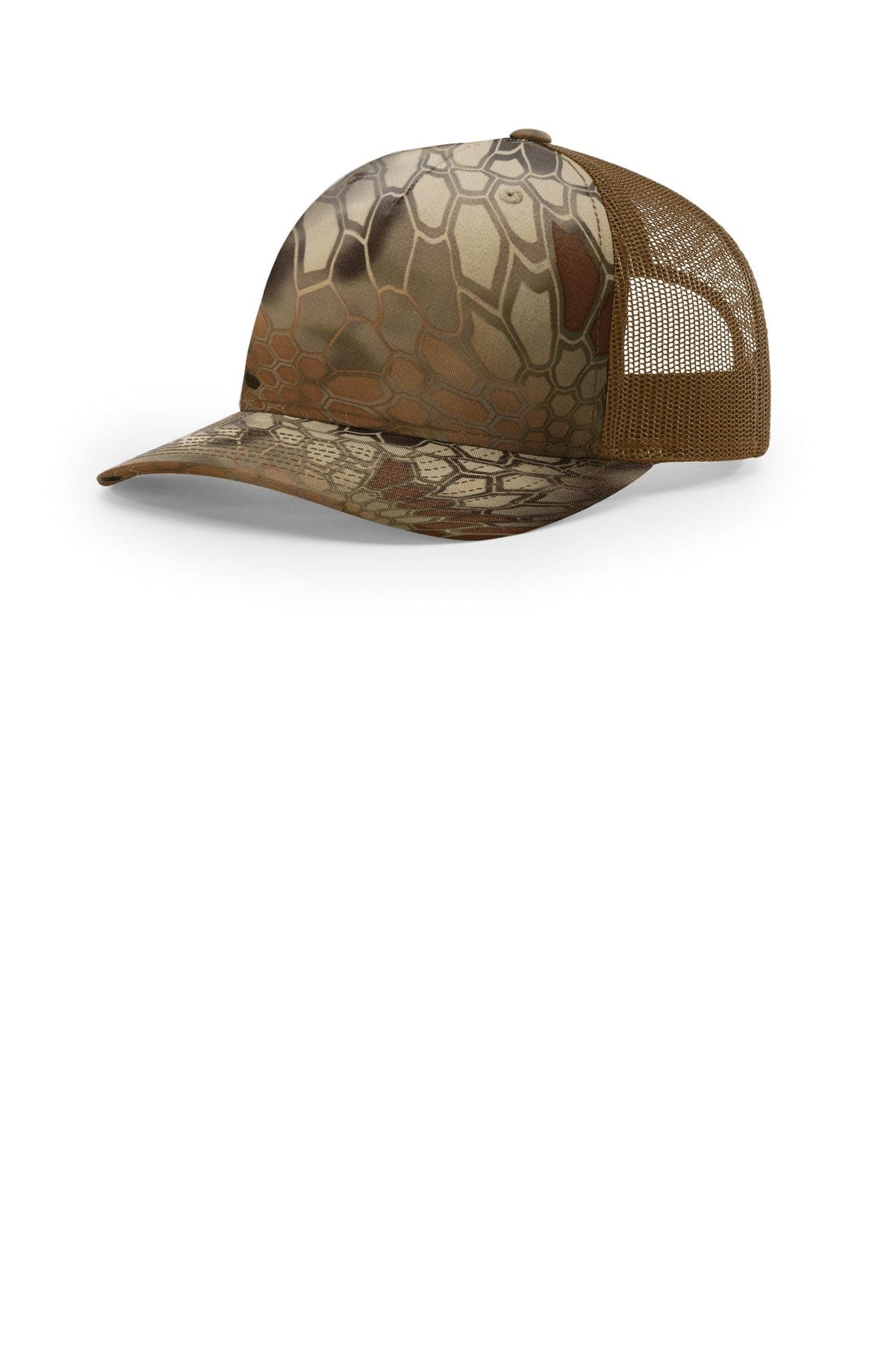 Richardson Printed Five-Panel Trucker 112PFP in Kryptek Highlander/ Buck