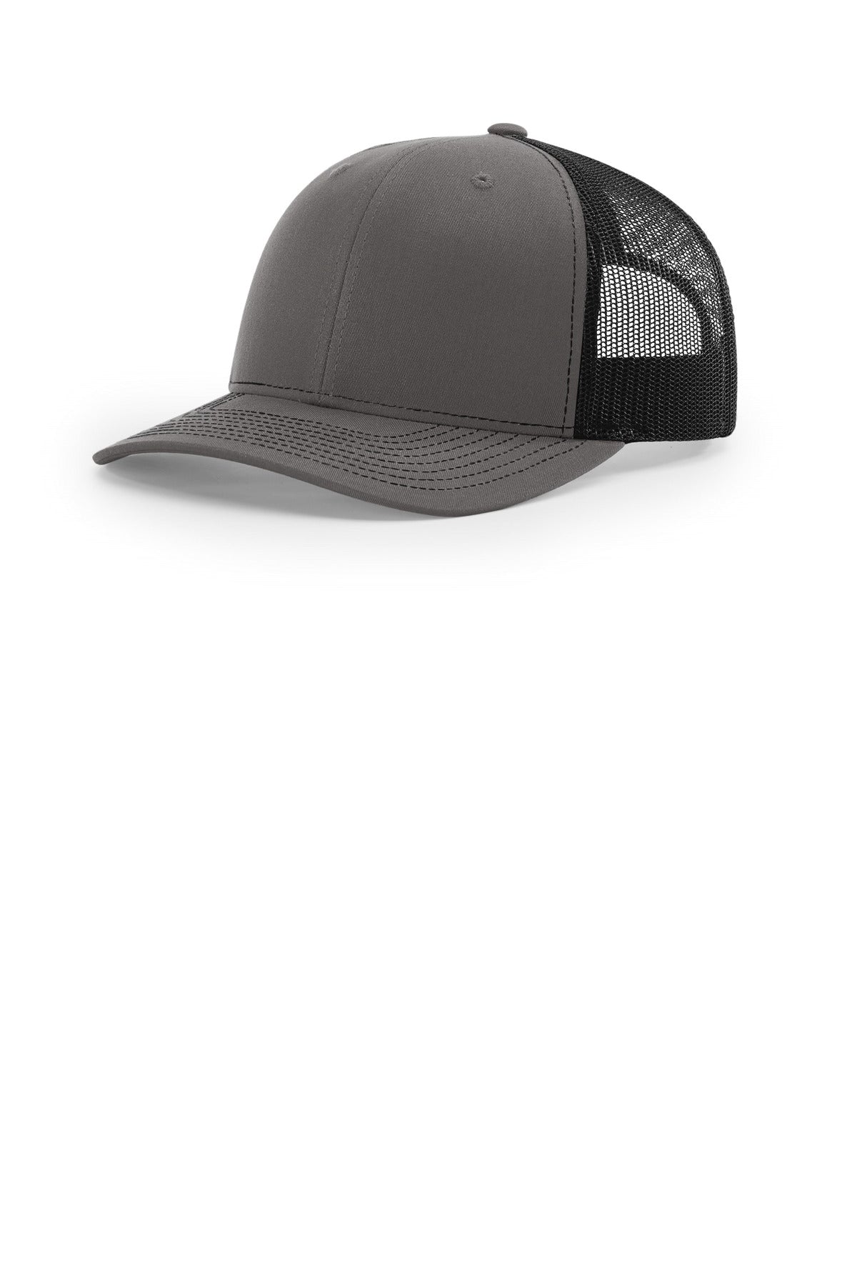 Richardson 112+ R-Flex Adjustable Trucker 112PL in Charcoal/ Black