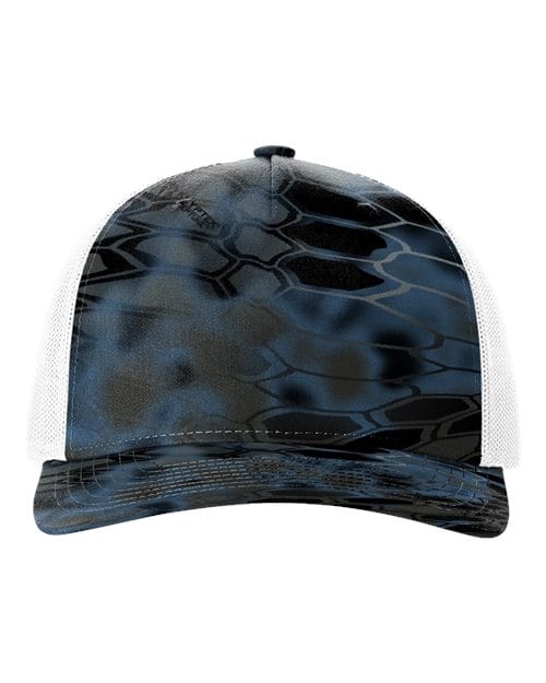 Richardson 12234 Adjustable / Kryptek Neptune/ White 112PFP-Five-Panel Printed Trucker Cap
