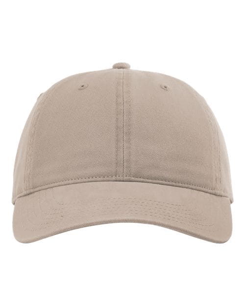 Richardson 12240 Adjustable / Dark Khaki 326-Peach Twill Dad Hat