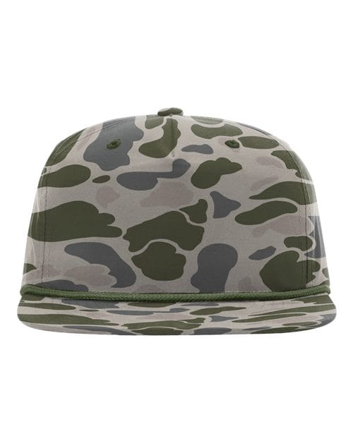 Richardson 15655 Adjustable / Marsh Duck Camo/ Olive Green 256P-Printed Umpqua Cap
