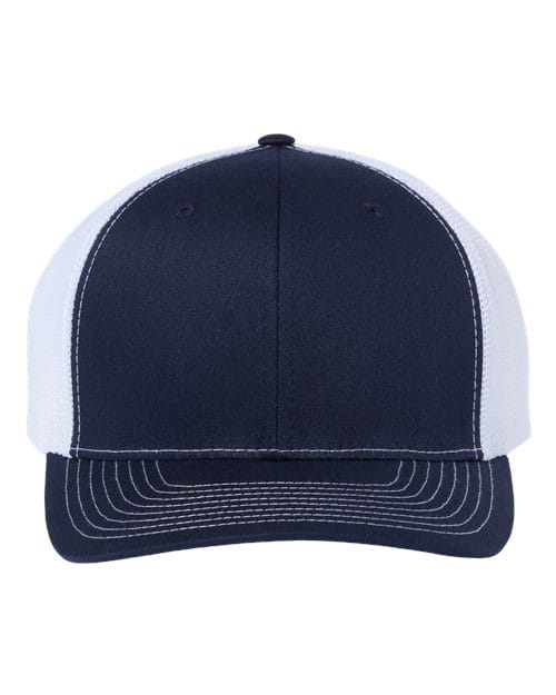 Richardson 1582 Adjustable / Navy/ White 112PL-112+ R-Flex Adjustable Trucker Cap