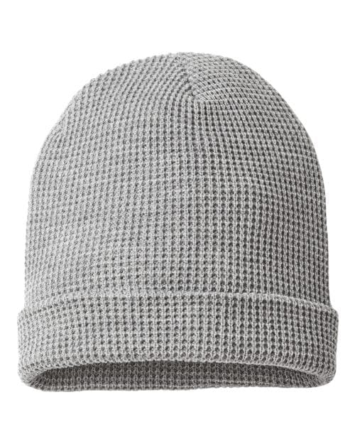 Richardson 1664 Adjustable / Heather Grey 146R-Waffle Cuffed Beanie