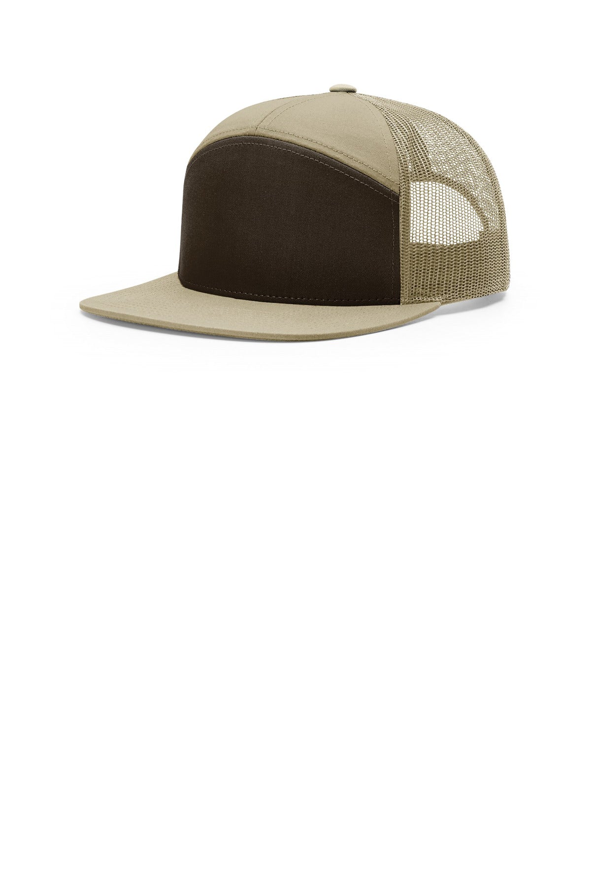 Richardson 168 OSFA / Brown/ Khaki/ Khaki Richardson 7-Panel Trucker 168