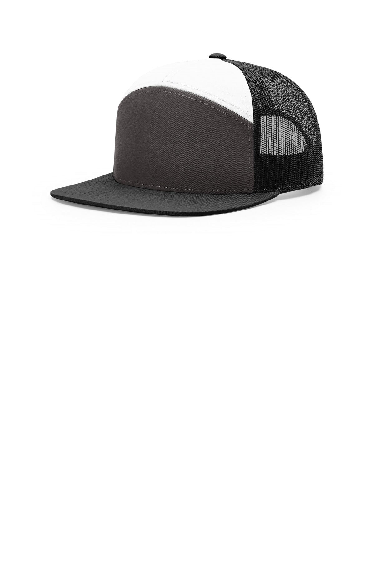Richardson 168 OSFA / Charcoal/ Black/ White Richardson 7-Panel Trucker 168