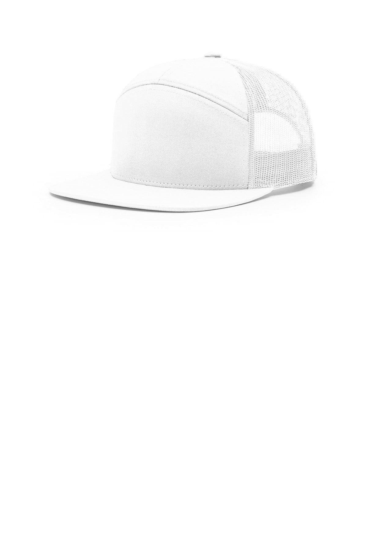 Richardson 168 OSFA / White Richardson 7-Panel Trucker 168