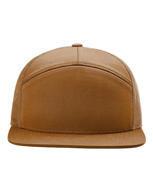 Richardson 2130 Adjustable / Caramel 168-Seven-Panel Trucker Cap
