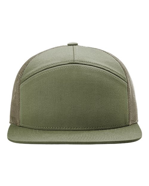 Richardson 2130 Adjustable / Loden Green 168-Seven-Panel Trucker Cap