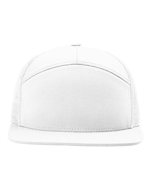 Richardson 2130 Adjustable / White 168-Seven-Panel Trucker Cap