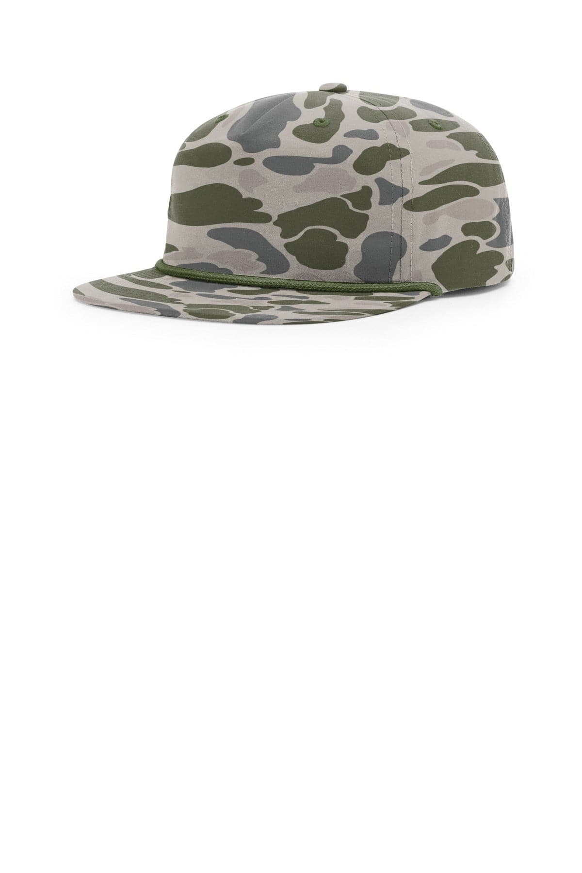 Richardson Printed Umpqua Gramps Cap 256P in Marsh Duck Camo/ Army Olive