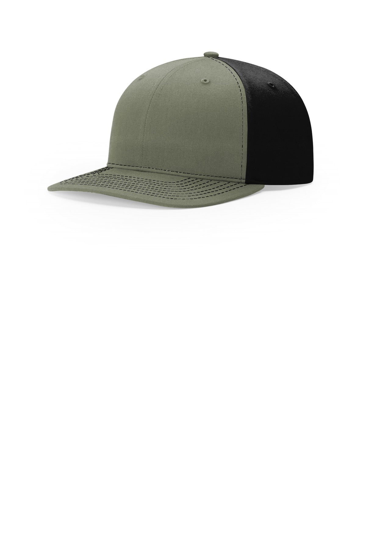 Richardson Solid Twill Trucker 312 in Loden/ Black
