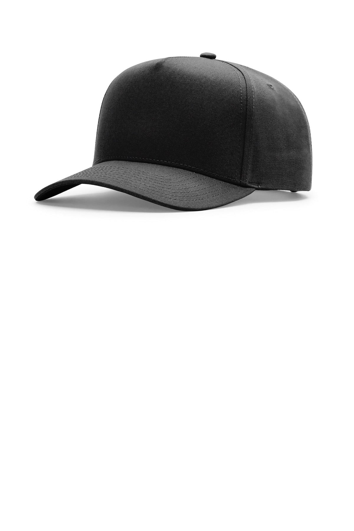 Richardson Full Fabric 5-Panel Champ 323FPC in Black