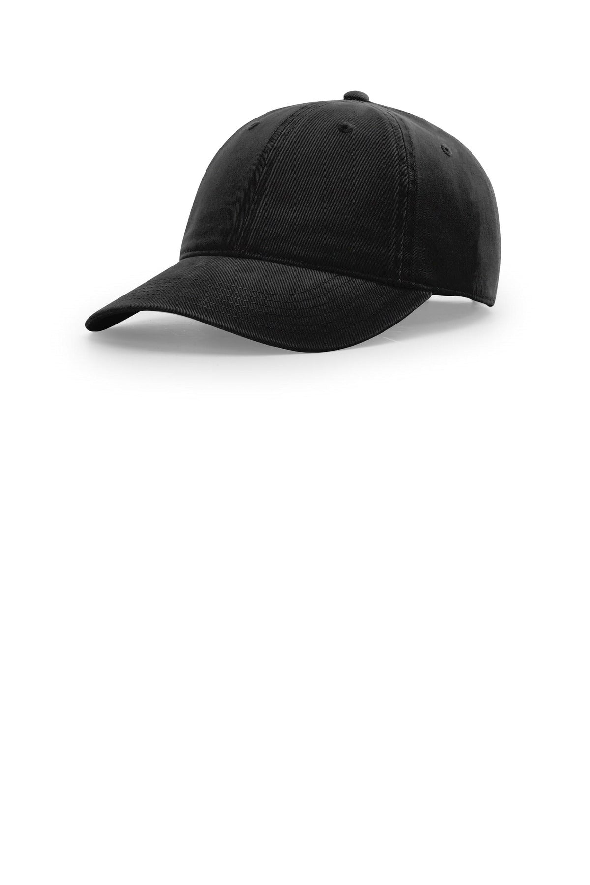 Richardson 326 OSFA / Black Richardson Peached Cotton Twill 326