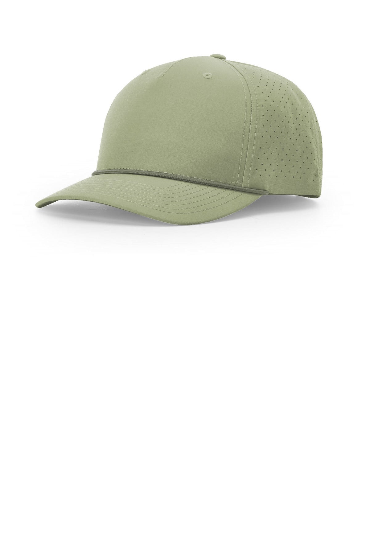 Richardson Laser Perf Performance Rope Cap 355 in Light Olive/ Olive