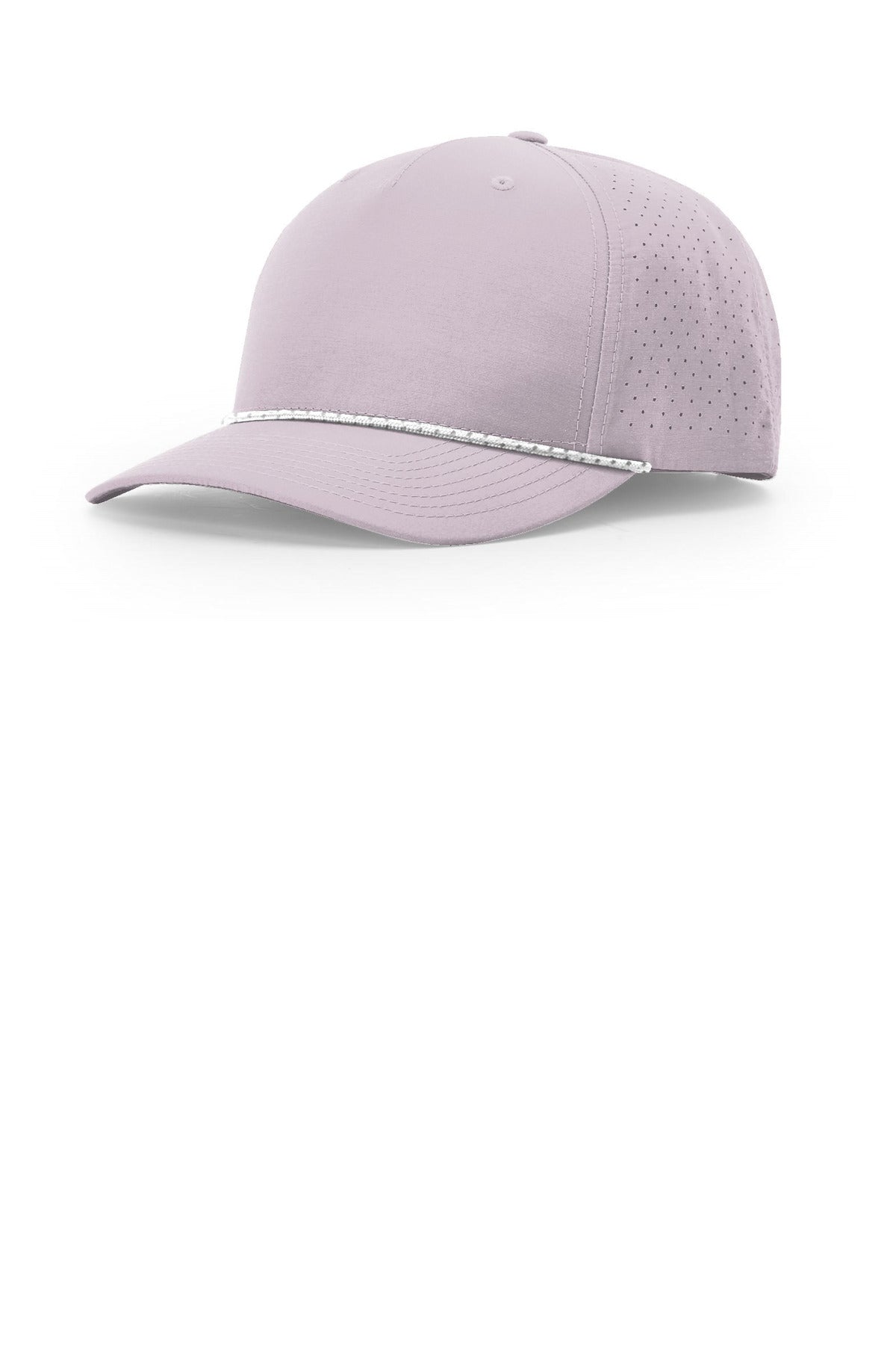 Richardson Laser Perf Performance Rope Cap 355 in Lilac/ White Grey