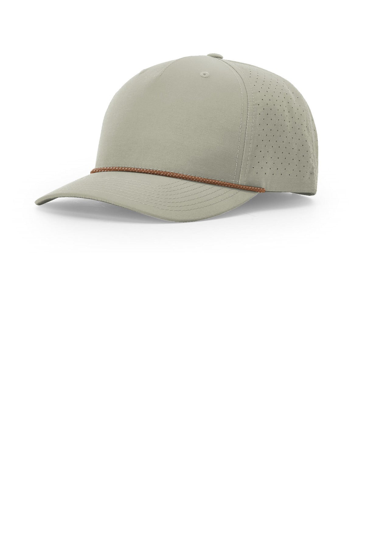 Richardson Laser Perf Performance Rope Cap 355 in Trenchcoat/ Russet Grey