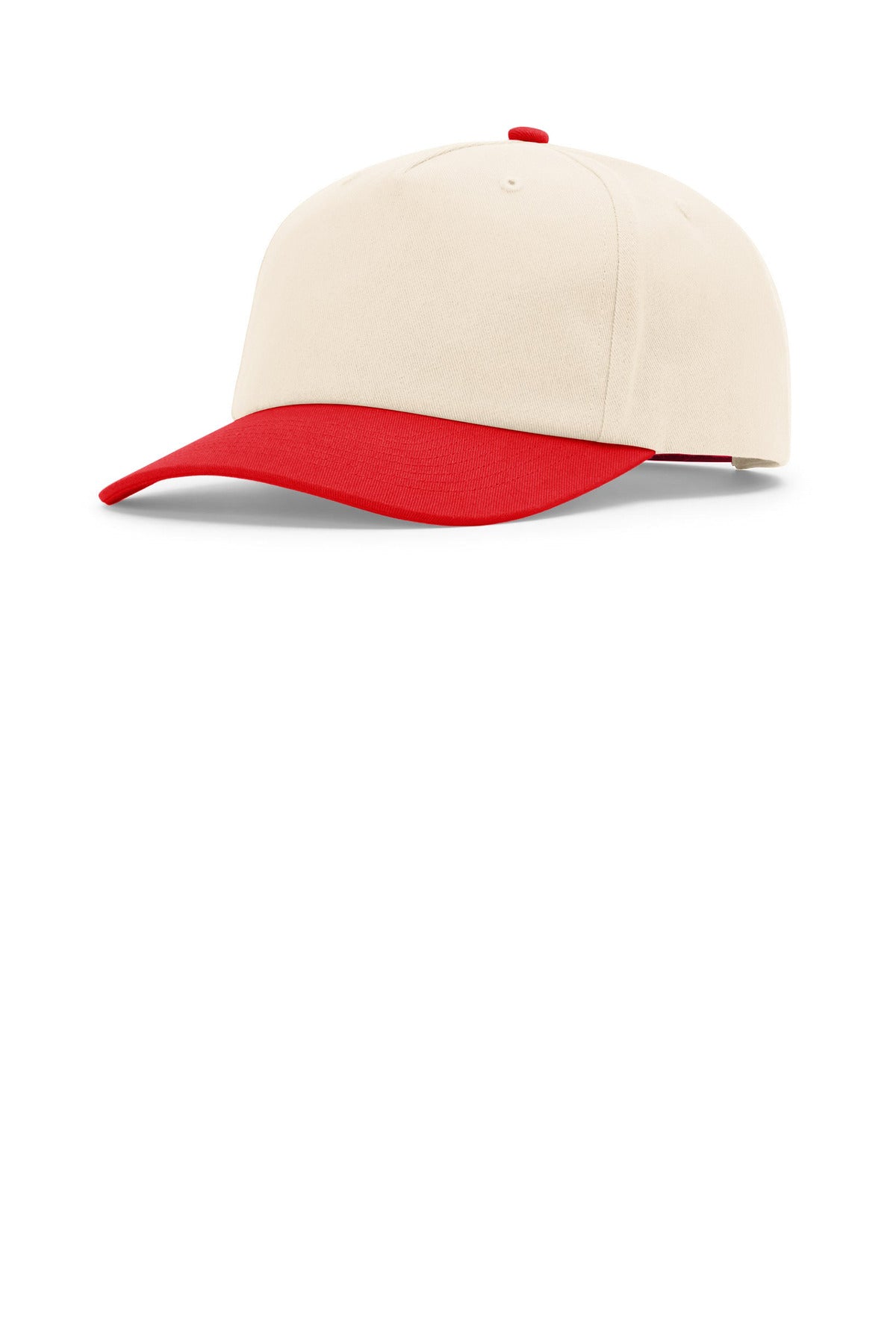 Richardson 356 OSFA / Cream/ Cream/ Red Richardson 5-Panel Relaxed Gramps 356