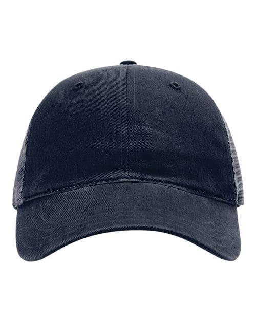 Richardson 4331 Adjustable / Navy 111-Garment-Washed Trucker Cap