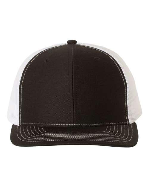 Richardson 4332 OSFM / Black/ White 112-Snapback Trucker Cap