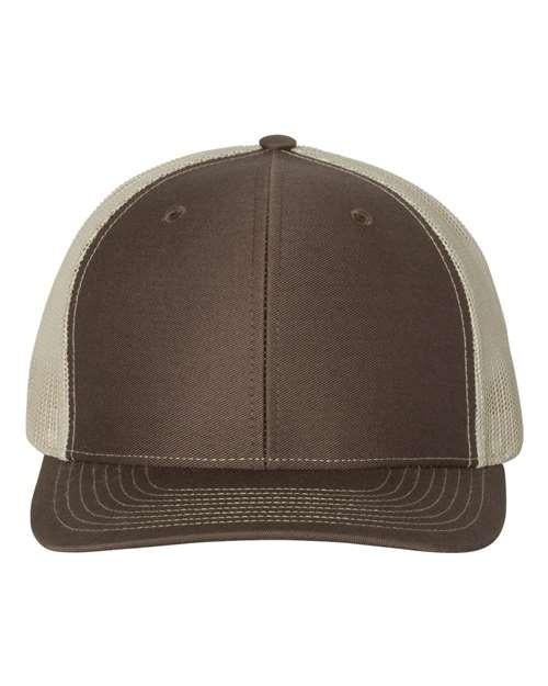 Richardson 4332 OSFM / Brown/ Khaki 112-Snapback Trucker Cap