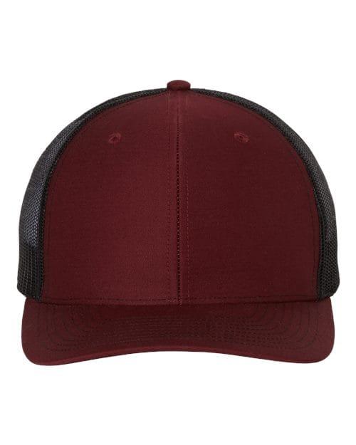 Richardson 4332 OSFM / Cardinal/ Black 112-Snapback Trucker Cap
