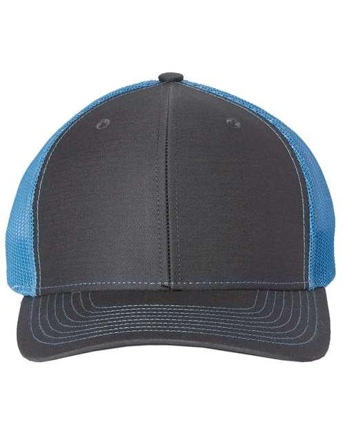 Richardson 4332 OSFM / Charcoal/ Columbia Blue 112-Snapback Trucker Cap
