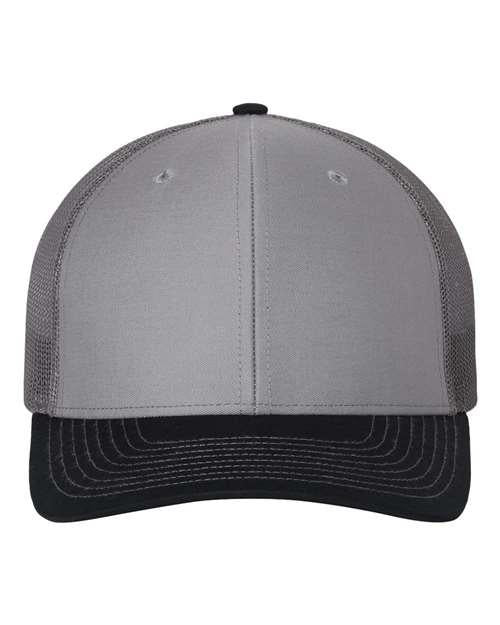 Richardson 4332 OSFM / Grey/ Charcoal/ Navy 112-Snapback Trucker Cap