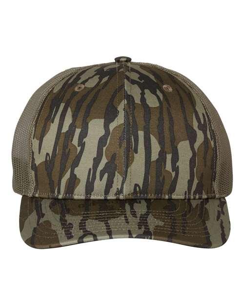 Richardson 5905 Adjustable / Mossy Oak Bottomland/ Loden 112P-Printed Trucker Cap
