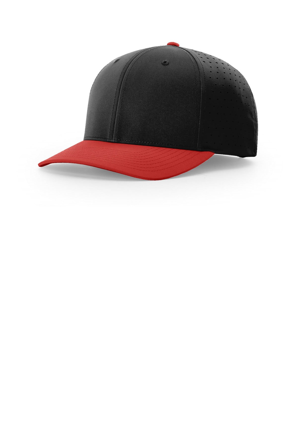 Richardson 632 M/L / Black/ Black/ Red Richardson Laser Perf R-Flex Snapback 632